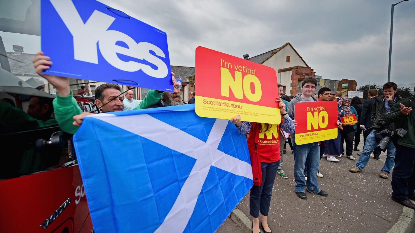 Refer&eacute;ndum en Escocia