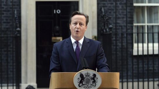 Discurso del primer ministro brit&aacute;nico, David Cameron