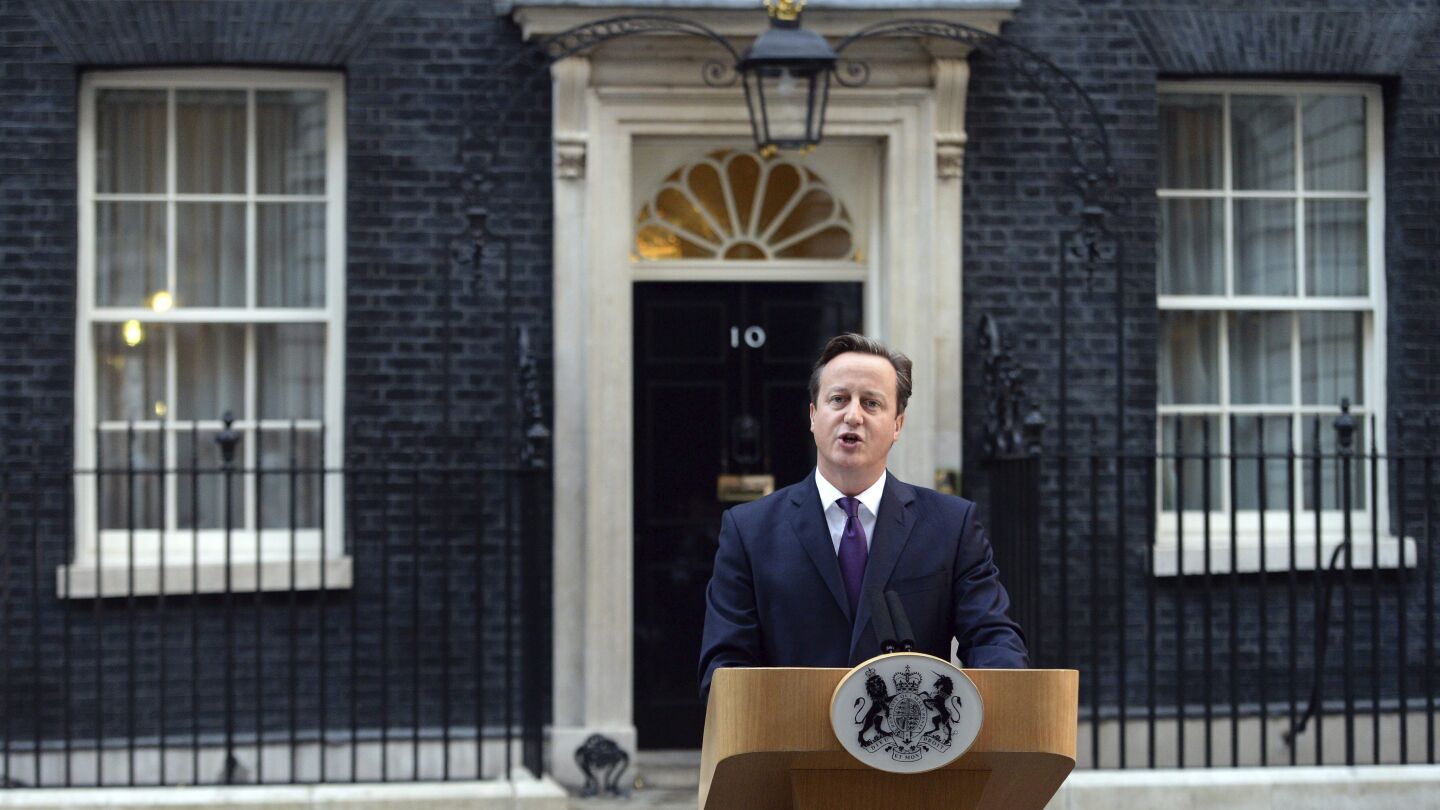 El primer ministro brit&aacute;nico, David Cameron