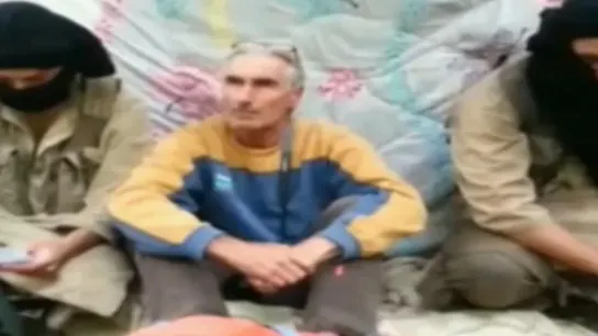 Un momento del vídeo difundido por EI Un momento del vídeo difundido por EI