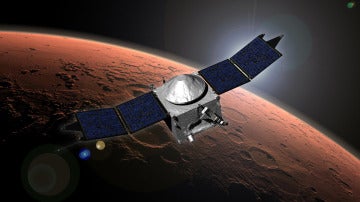 Interpretación artística de la sonda MAVEN