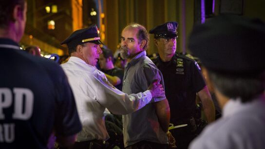 Manifestantes del movimiento 'Occupy Wall Street'