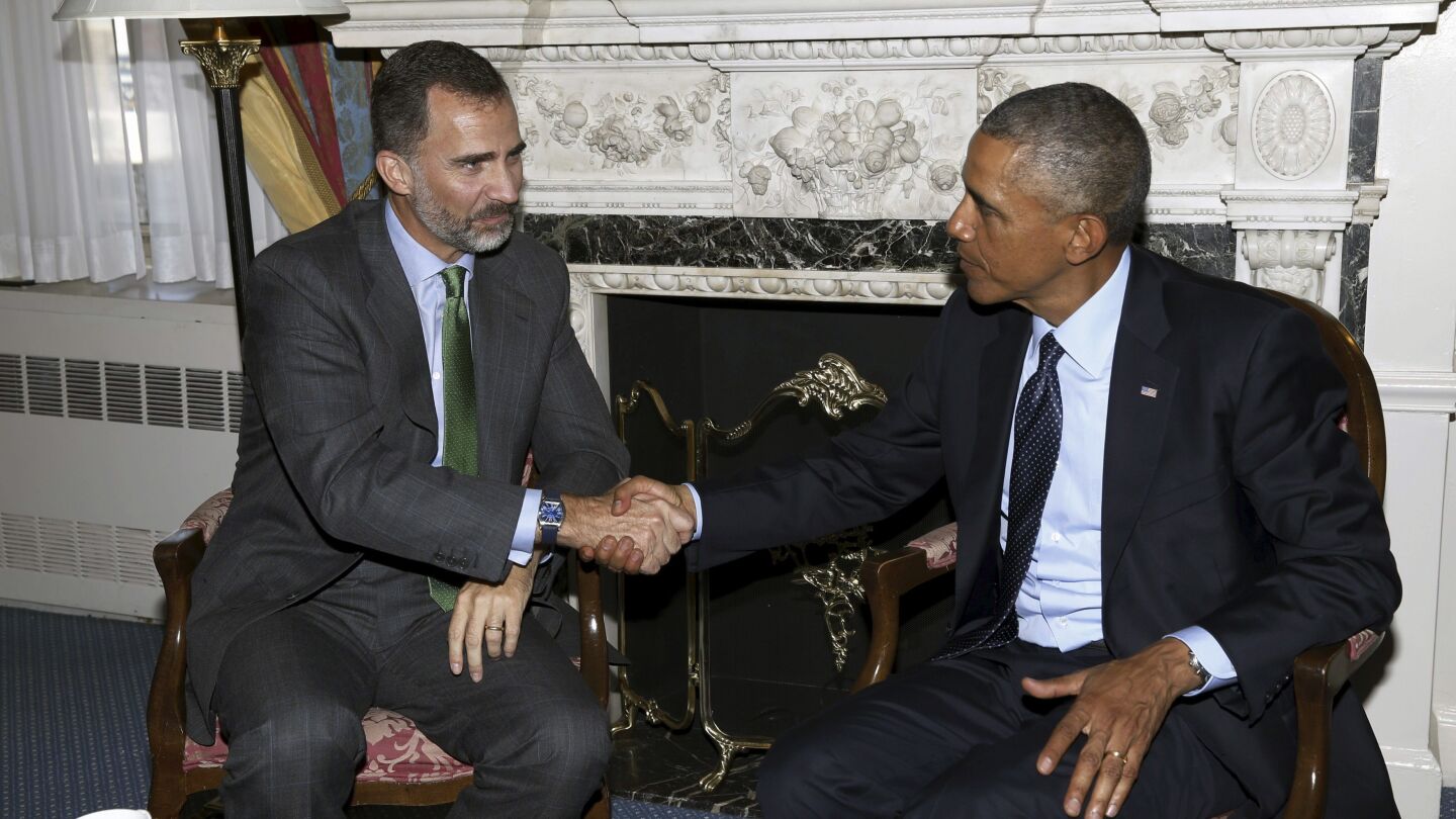 Felipe VI y Barack Obama