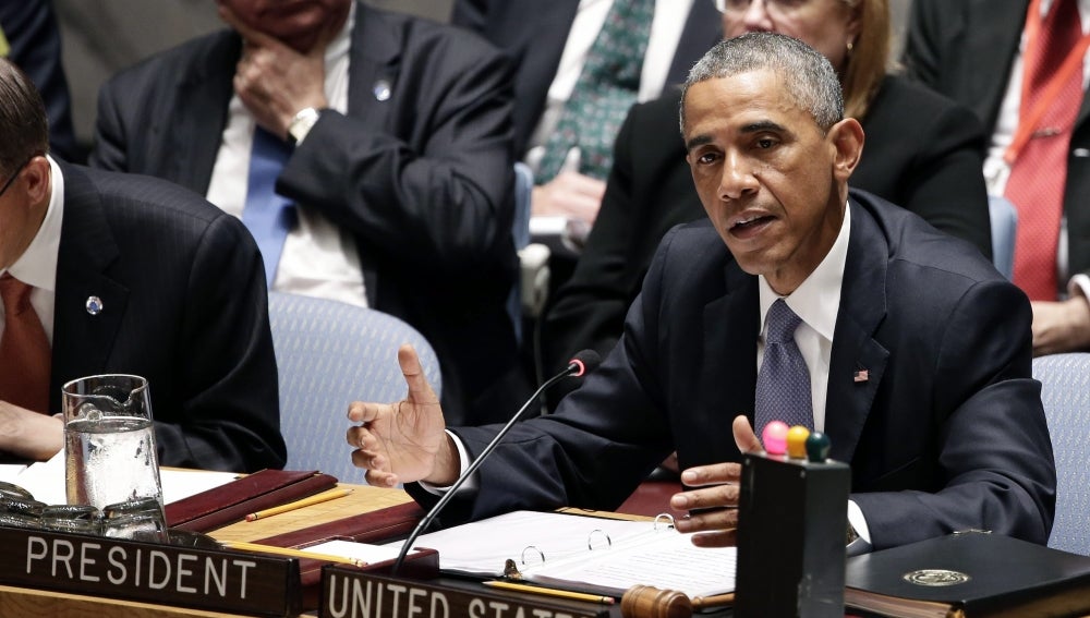 Obama habla en una reunión de Seguridad de Naciones Unidas