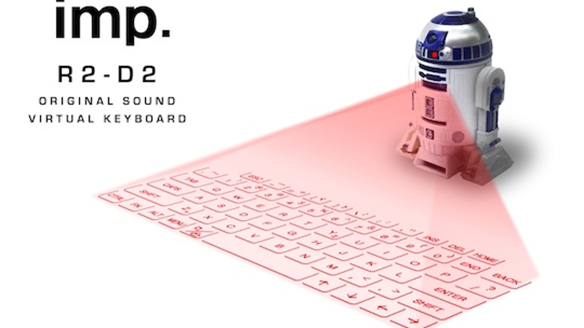 R2D2 de teclado