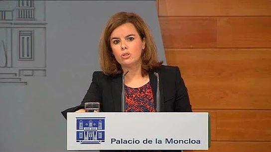 Sáenz de Santamaría comparece tras la convocatoria del referéndum del 9N Sáenz de Santamaría comparece tras la convocatoria del referéndum del 9N