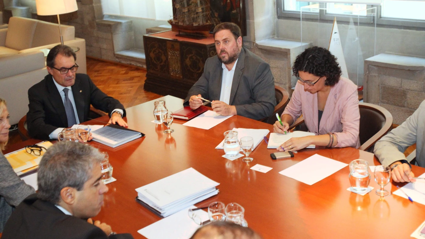 Artur Mas, reunido con los líderes de CiU, ERC, ICV-EUiA y la CUP Artur Mas, reunido con los líderes de CiU, ERC, ICV-EUiA y la CUP