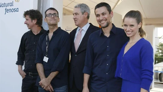 Rodrigo Cortés, junto a Gabino Diego, Ángel Sala, Jordi García Tabernero y Manuela Vellés Rodrigo Cortés, junto a Gabino Diego, Ángel Sala, Jordi García Tabernero y Manuela Vellés