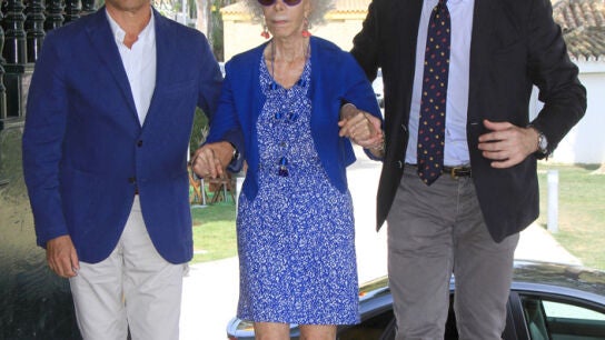 La Duquesa de Alba reaparece en un espect&aacute;culo de h&iacute;pica