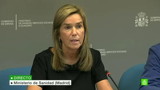 Ana Mato durante la rueda de prensa Ana Mato durante la rueda de prensa