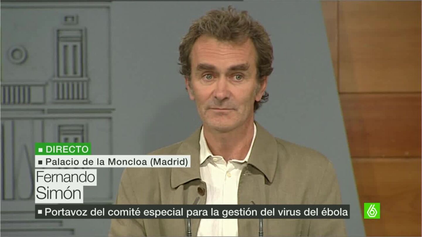 Fernando Sim&oacute;n, portavoz del comit&eacute; especial para el &eacute;bola