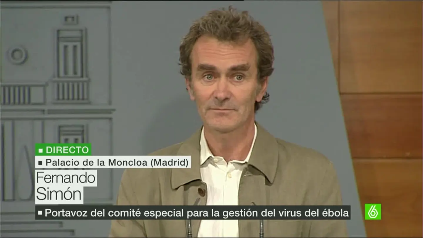 Fernando Simón, portavoz del comité especial para el ébola Fernando Simón, portavoz del comité especial para el ébola
