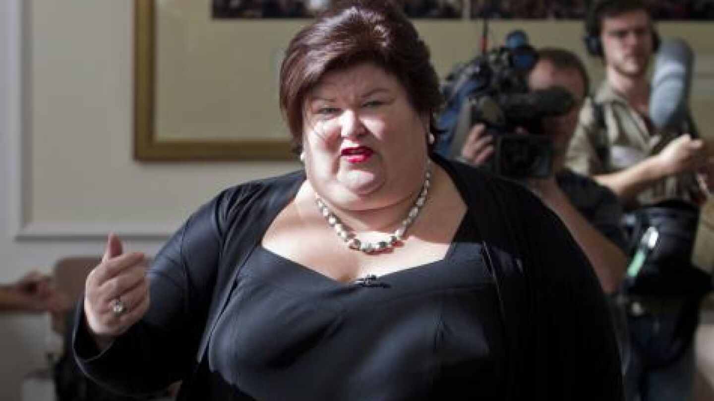 Maggie De Block, ministra de Sanidad, Asunto Sociales y Deporte belga