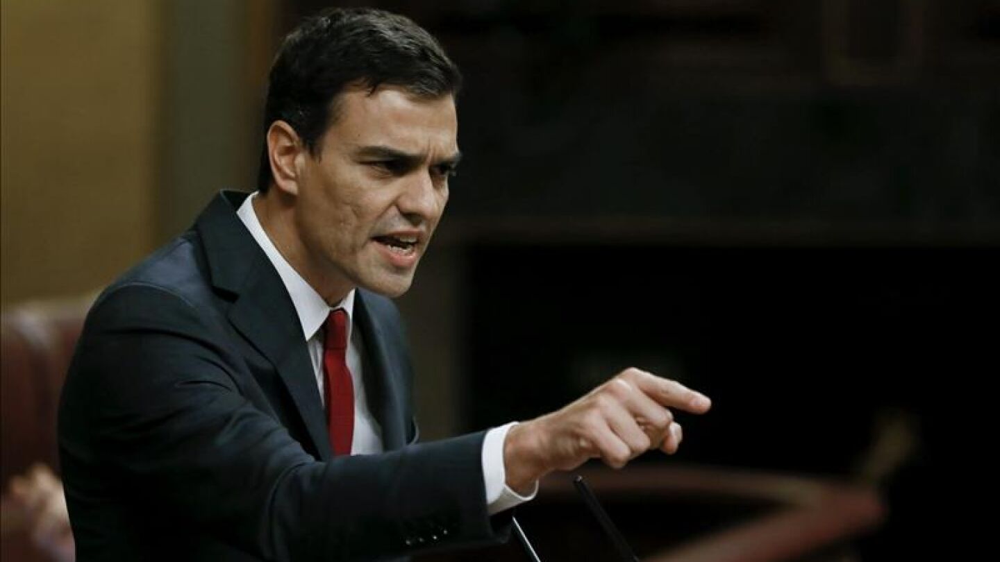 Pedro S&aacute;nchez en el Congreso de los Diputados