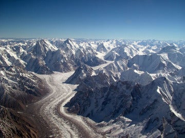 Glaciar Baltoro. En el Karakórum
