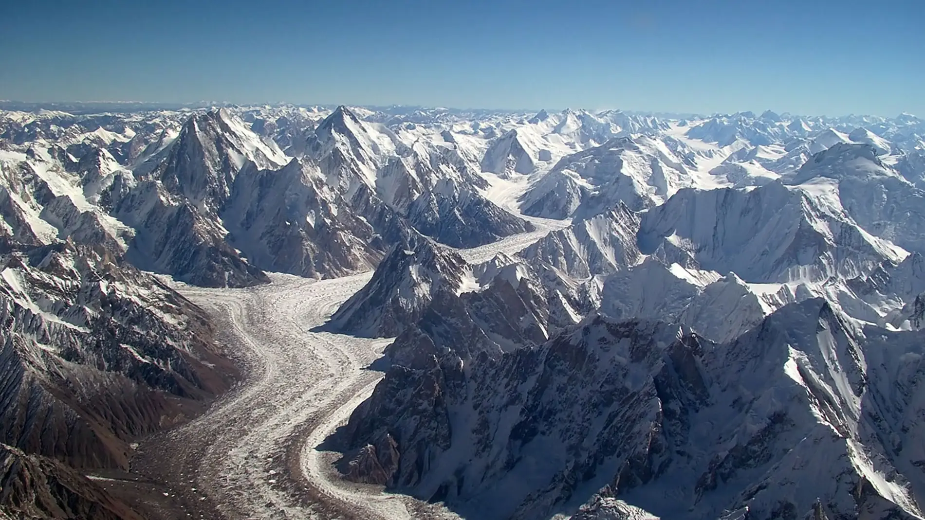 Glaciar Baltoro. En el Karakórum