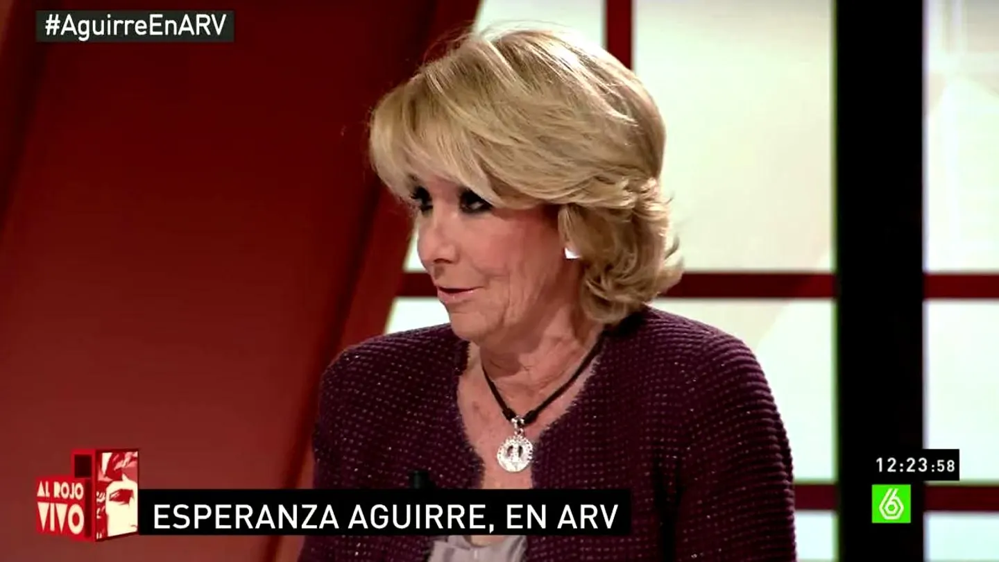 Esperanza Aguirre en ARV Esperanza Aguirre en ARV