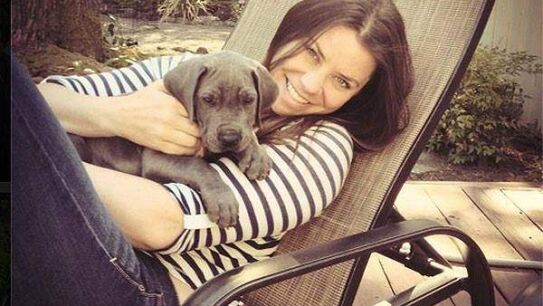 Brittany Maynard y su perro Charlie