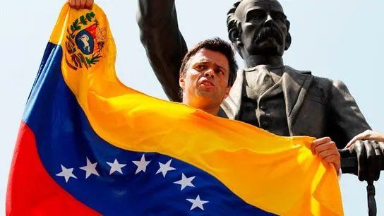 Leopoldo López antes de entregarse a la justicia el 18 de febrero Leopoldo López antes de entregarse a la justicia el 18 de febrero