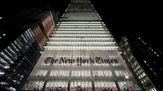 Edificio del New York Times, en una imagen de archivo Edificio del New York Times, en una imagen de archivo