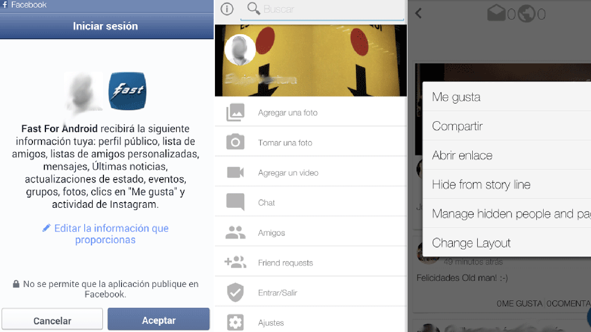 Fast, un cliente para Facebook