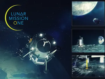 Imagen corporativa de la Lunar Mission One Imagen corporativa de la Lunar Mission One