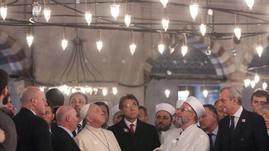 El Papa Francisco en Estambul