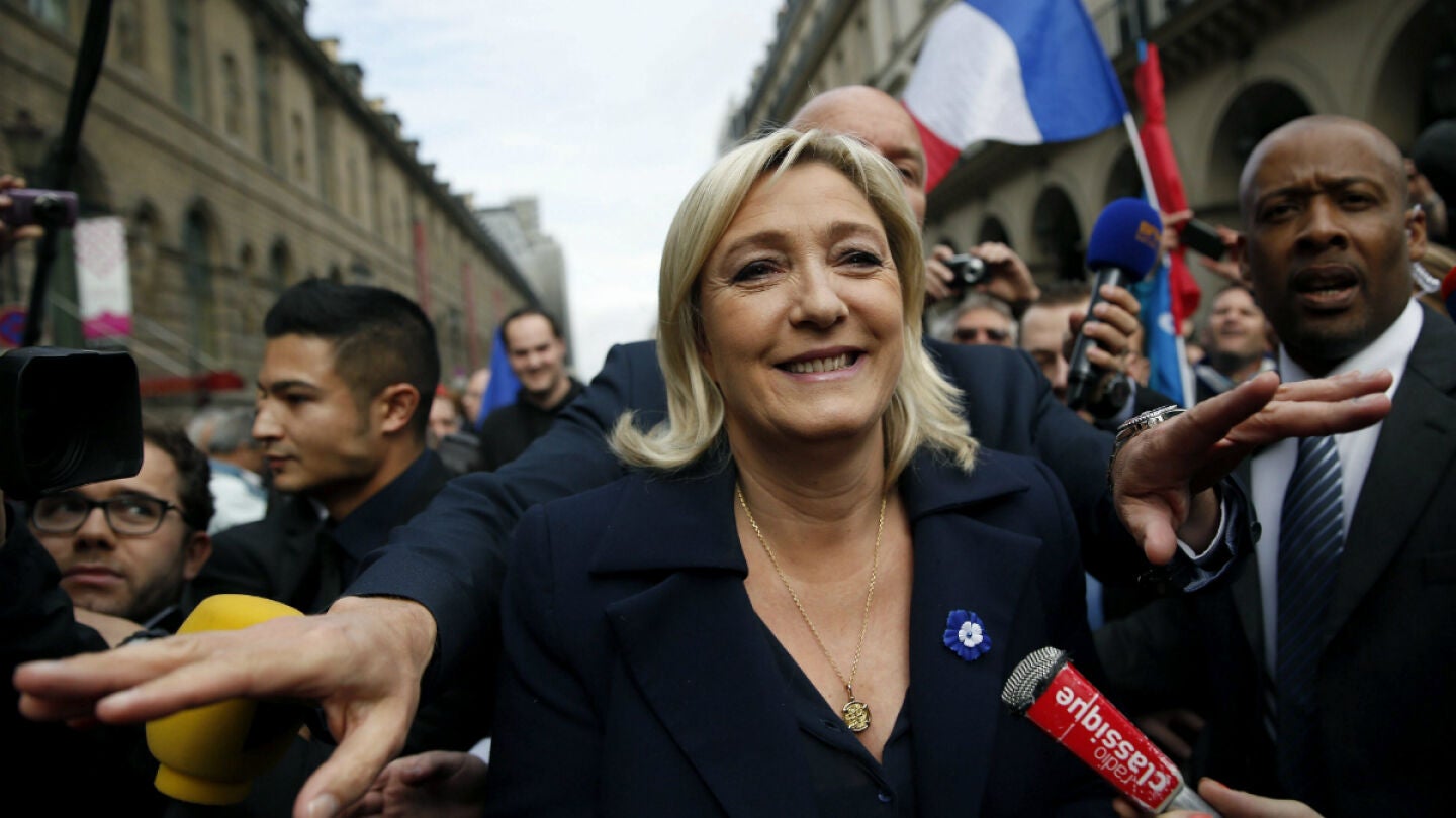 El Frente Nacional encomienda su futuro a la peque&ntilde;a de la saga Le Pen