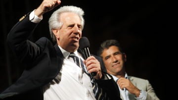El ganador de las elecciones presidenciales de Uruguay, Tabaré Vázquez 