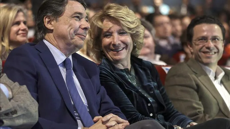 Esperanza Aguirre e Ignacio González en un acto