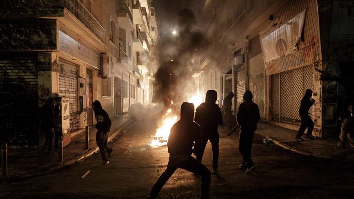 Disturbios en Grecia