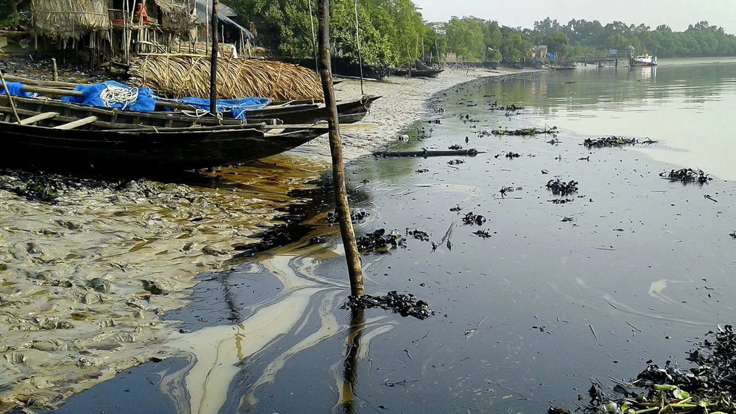 Un derrame de 350.000 litros de petróleo en un río de Bangladesh amenaza la vida de 6.000 delfines Un derrame de 350.000 litros de petróleo en un río de Bangladesh amenaza la vida de 6.000 delfines