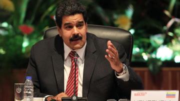 Nicolás Maduro durante la sesión plenaria de la XIII Cumbre de la Alianza Bolivariana