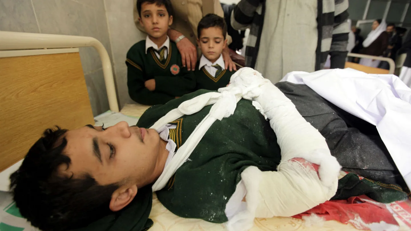 Un estudiante herido en el ataque a la escuela Un estudiante herido en el ataque a la escuela