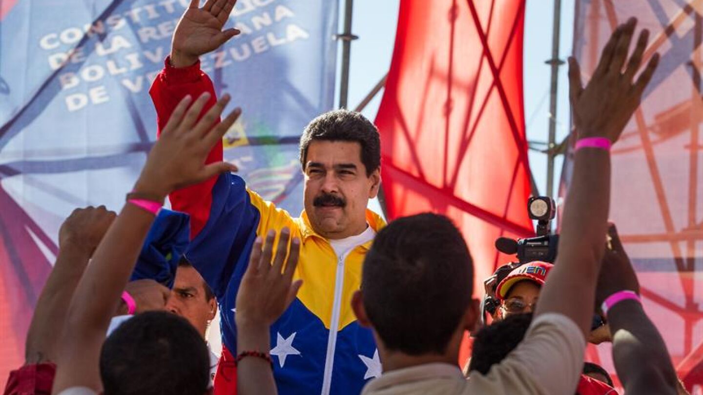 El presidente de Venezuela, Nicol&aacute;s Maduro