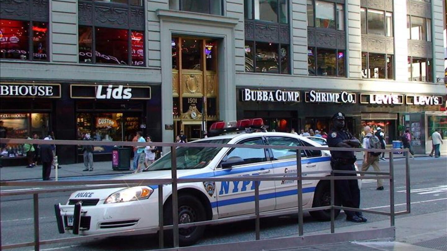 Coche de la polic&iacute;a de Nueva York