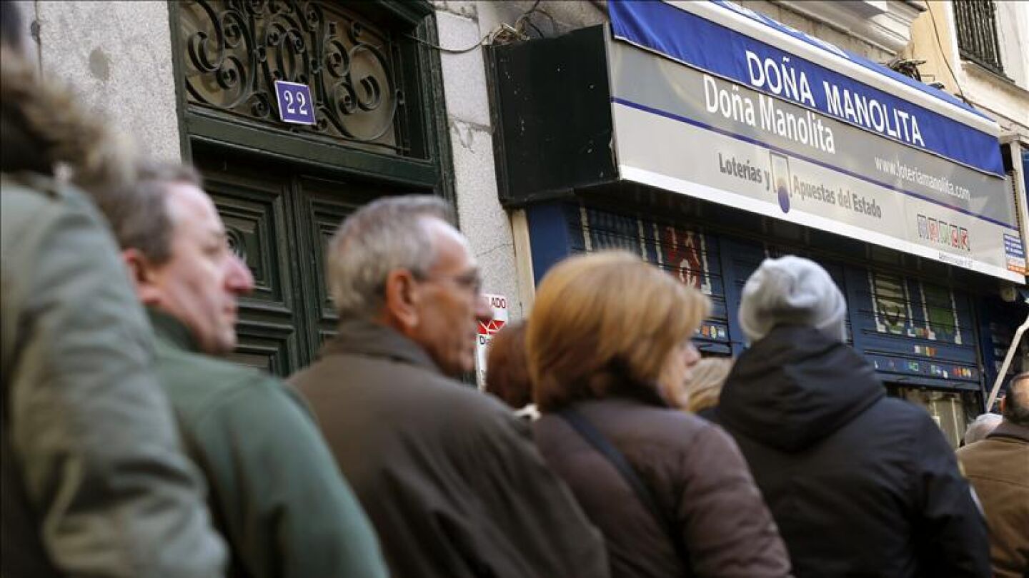 Do&ntilde;a Manolita, la administraci&oacute;n madrile&ntilde;a de loter&iacute;as m&aacute;s famosa de Espa&ntilde;a.