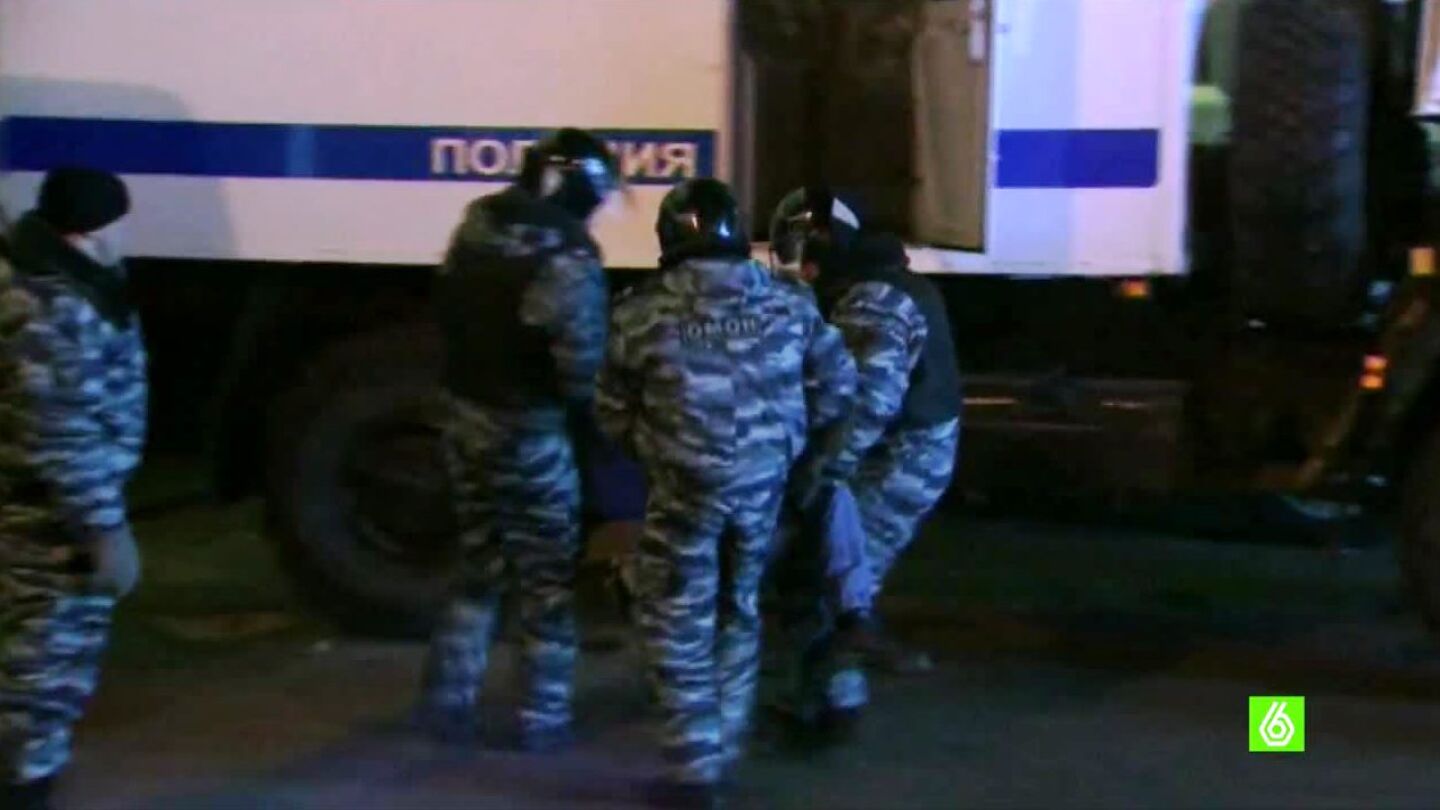 detenidos tras una manifestaci&oacute;n en Rusia