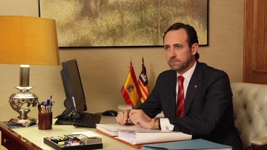 José Ramon Bauza durante su mensaje de fin de año. José Ramon Bauza durante su mensaje de fin de año.