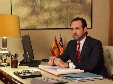 José Ramon Bauza durante su mensaje de fin de año. José Ramon Bauza durante su mensaje de fin de año.