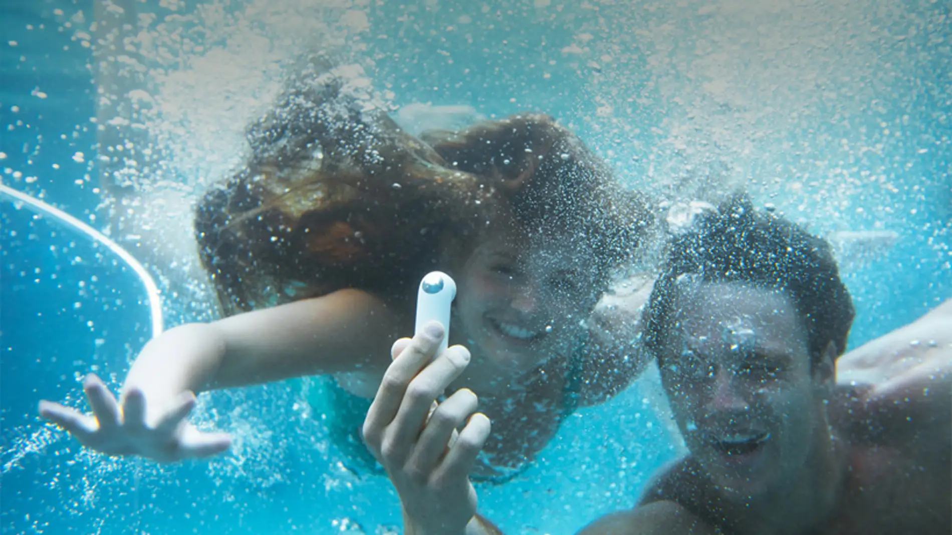 Selfies bajo el agua: 1,2,3... Splash!