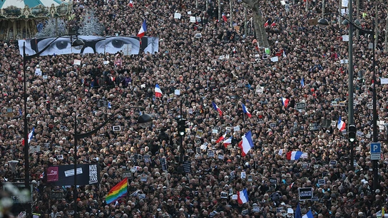 Más de 1,5 millones de asistentes en la marcha contra el terrorismo de París Más de 1,5 millones de asistentes en la marcha contra el terrorismo de París