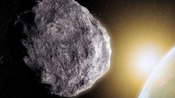 Recreación de un asteroide