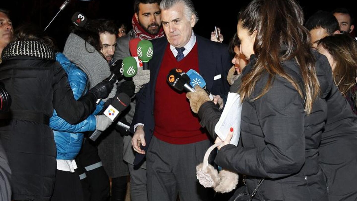 Luis B&aacute;rcenas ante los medios de comunicaci&oacute;n