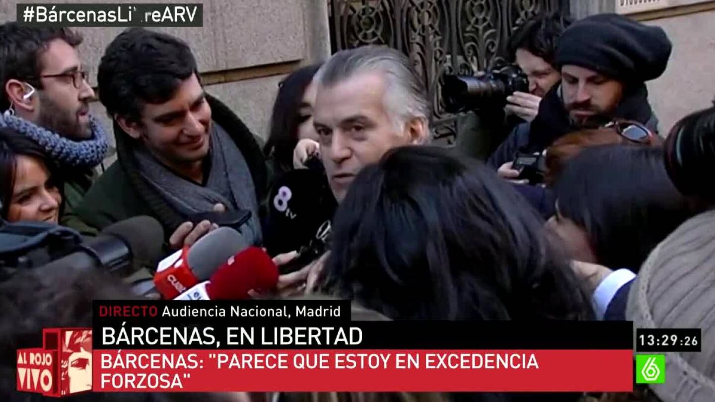 B&aacute;rcenas sale de la Audiencia Nacional