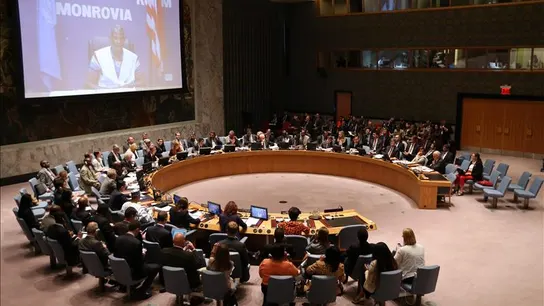 Consejo de Seguridad de la ONU en la sede del organismo en Nueva York, (EE.UU.) Consejo de Seguridad de la ONU en la sede del organismo en Nueva York, (EE.UU.)