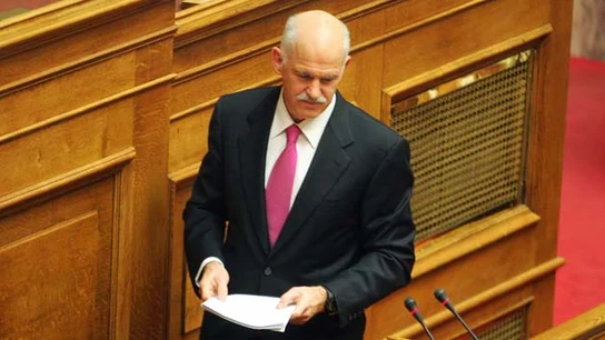 El exprimer ministro griego Yorgos Papandreu El exprimer ministro griego Yorgos Papandreu