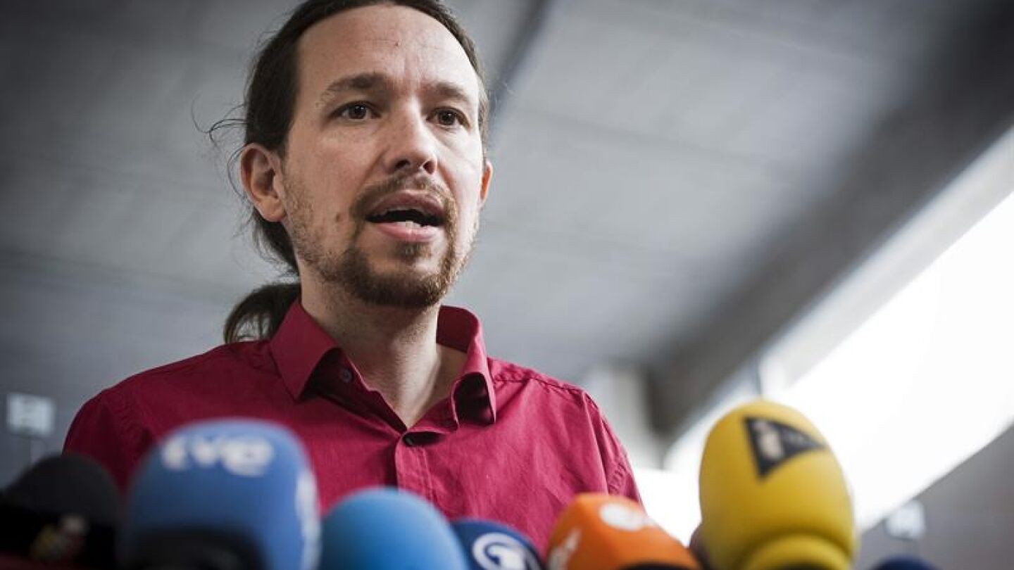 El secretario general de Podemos, Pablo Iglesias