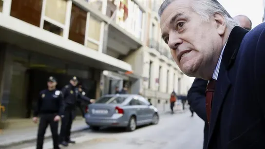 Luis Bárcenas llega a la Audiencia Nacional Luis Bárcenas llega a la Audiencia Nacional
