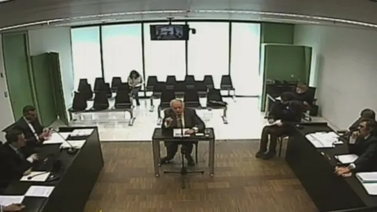 Pujol durante su declaración Pujol durante su declaración